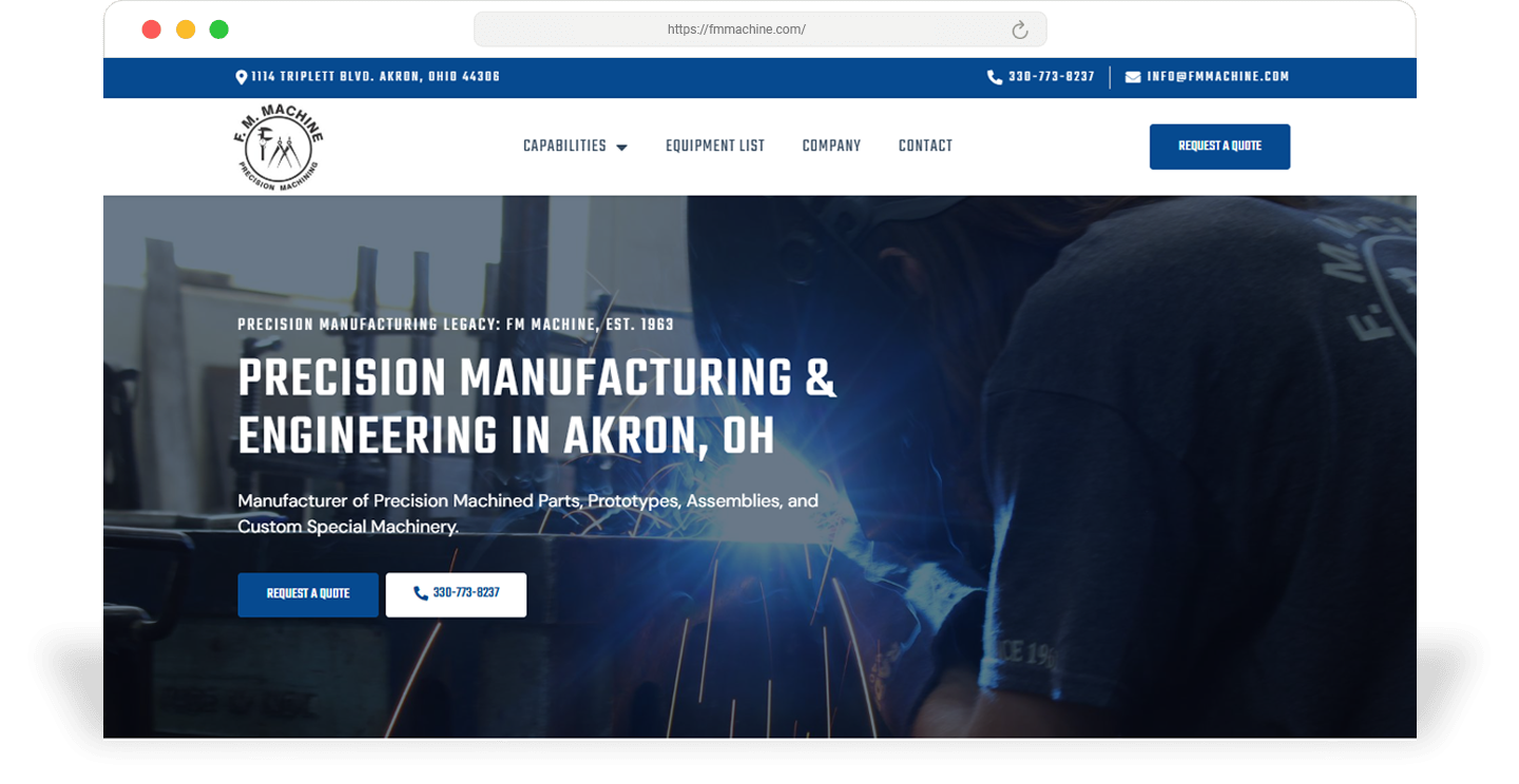 mi portfolio fm machine browser