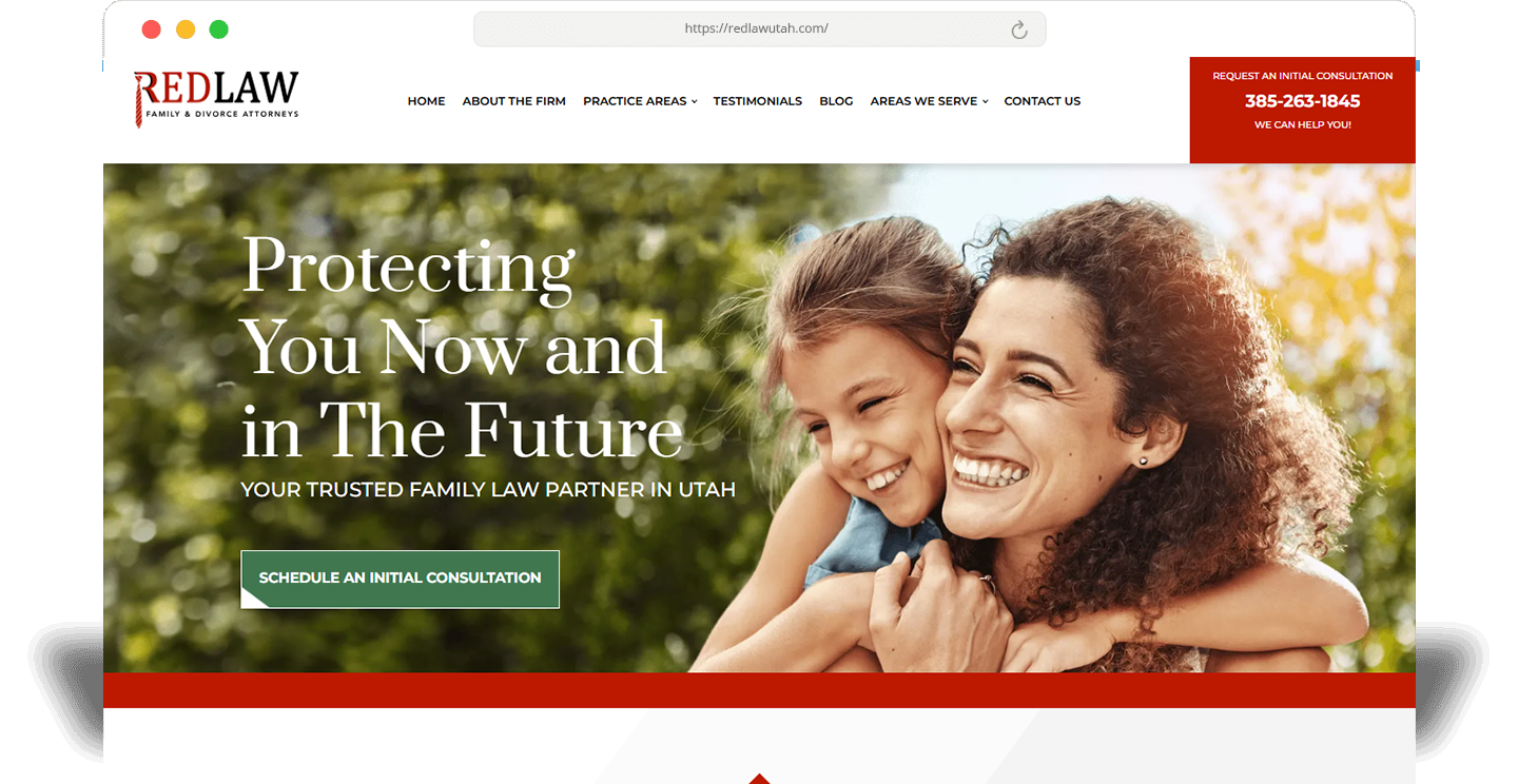 redlaw utah browser page