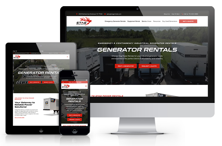 stagpower portfolio responsive mockup