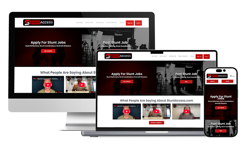 stunt access desktop laptop phone view